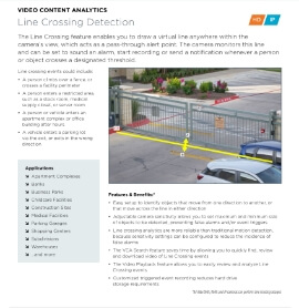 Line Crossing Detection in Blue Ridge,  GA